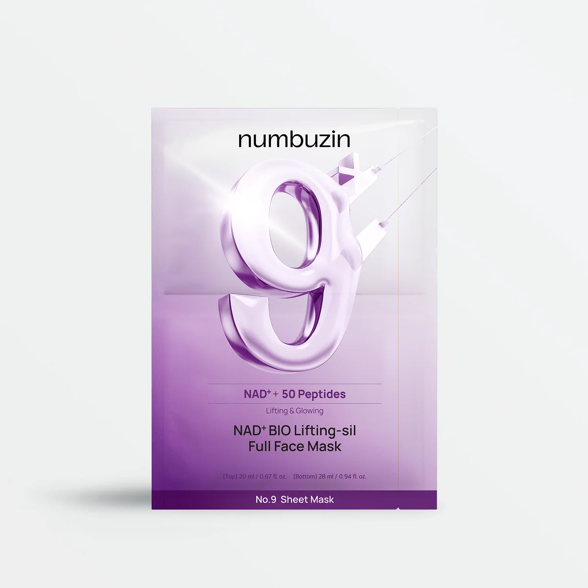 NUMBUZIN 9 NAD BIO LIFTING-SIL FULL FACE MASK